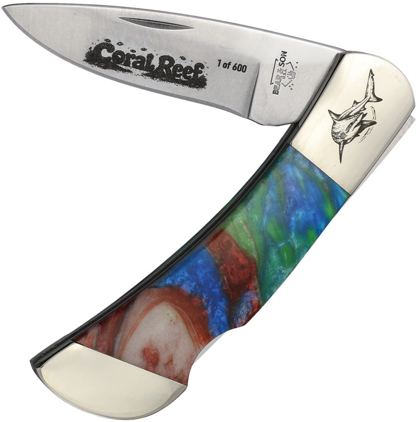Bear and Son Coral Reef Limited Edition 1 of 600 lock back 961CR