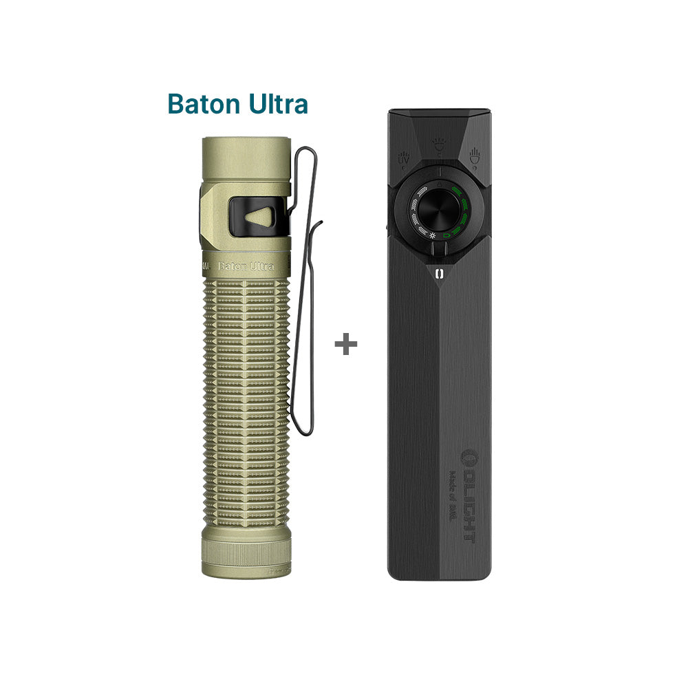 Baton Ultra / 4 Pro: Dual Switch High Lumen Compact EDC Flashlight