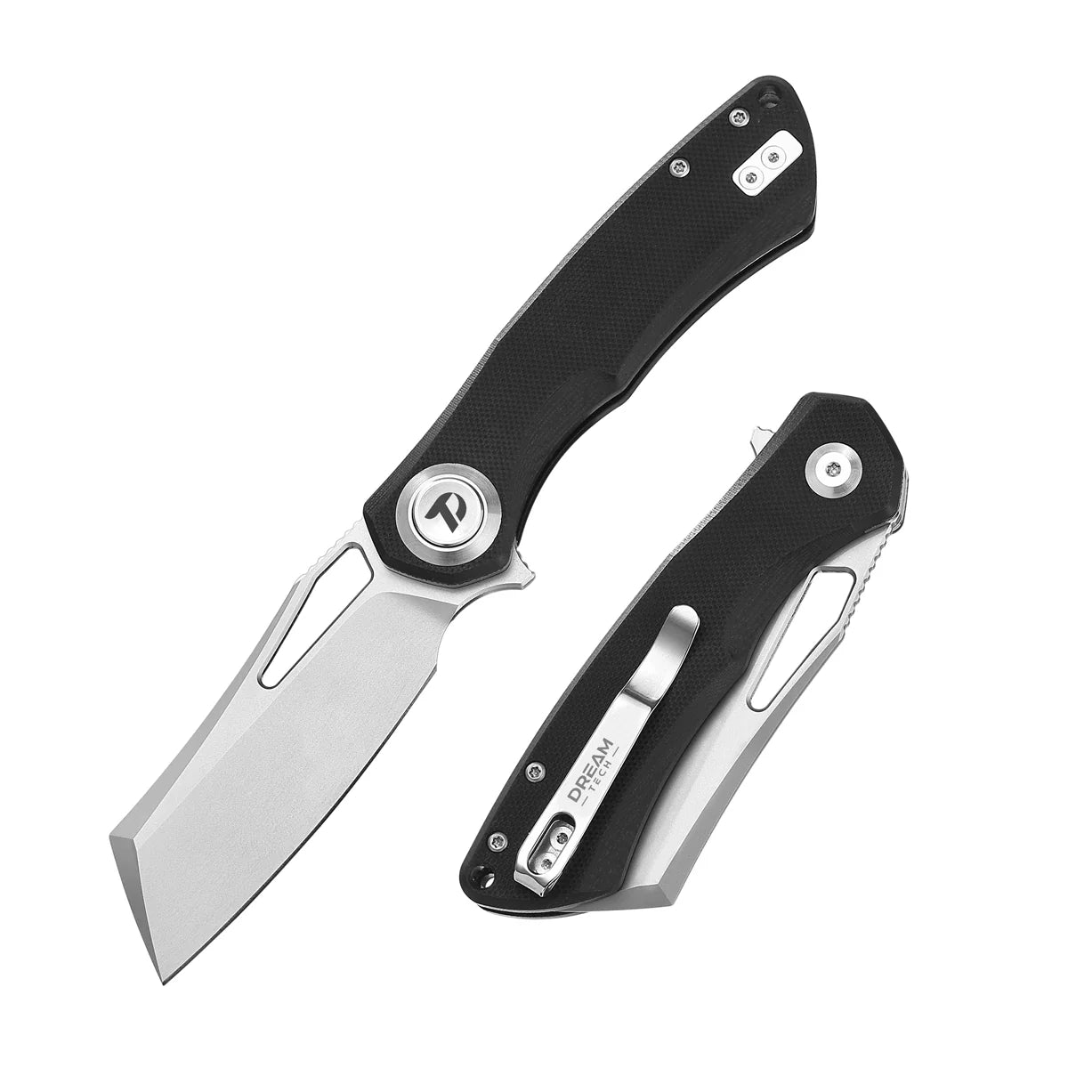 DREAMTECH Folding Knives Black G10 Knife VG10 Blade Knife D4507GB