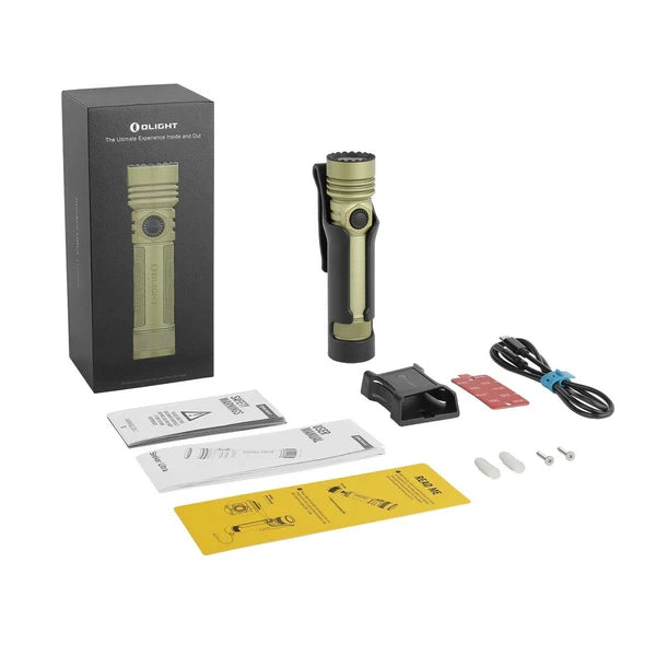 Seeker Ultra High Power Flashlight Olive Green