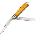 Boker  Mini Trapper Knife Smooth Yellow Handles 110851