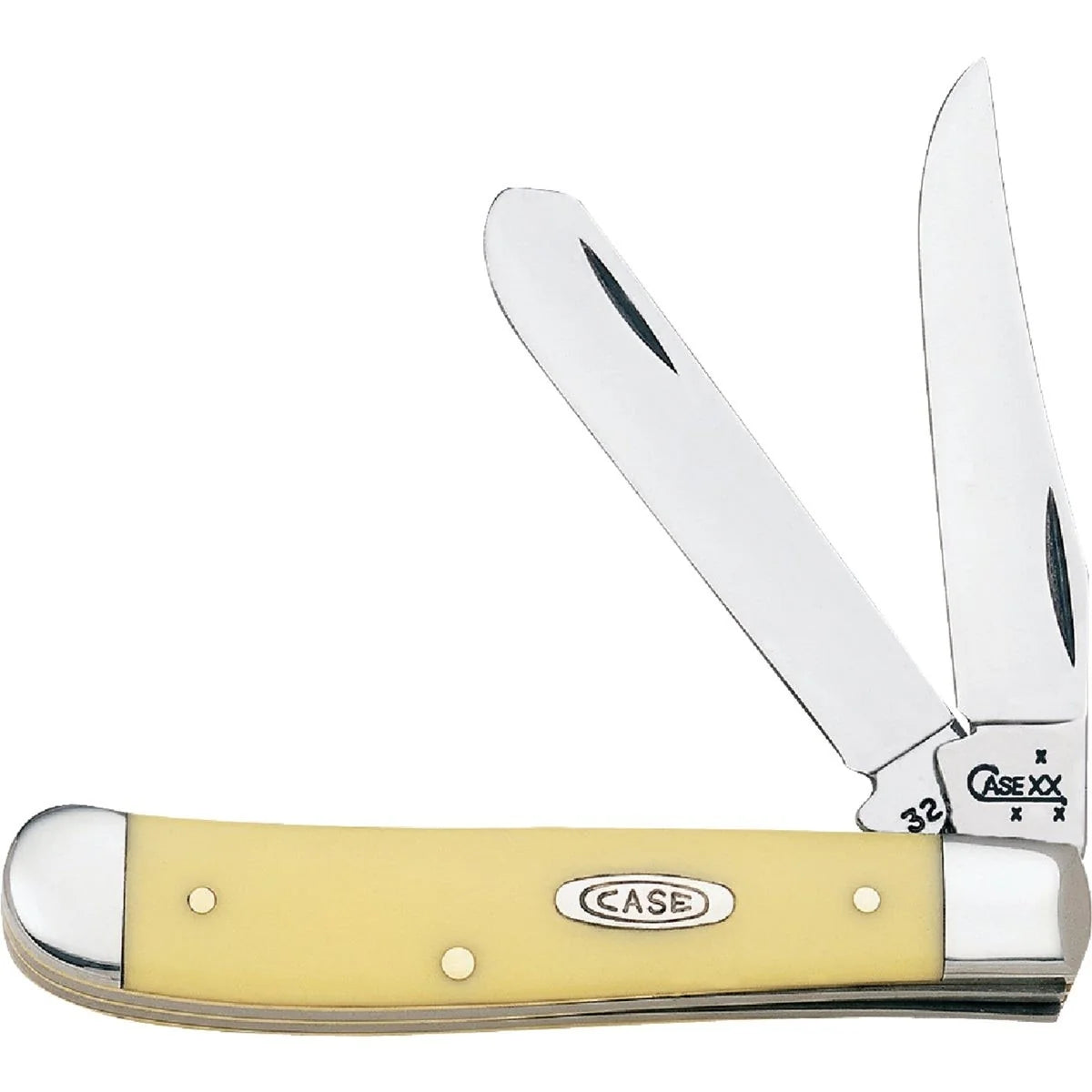 Case Yellow synthetic smooth bone mini trapper 00029