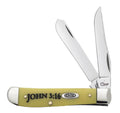 Case Religious Yellow Synthetic smooth Mini Trapper 08850